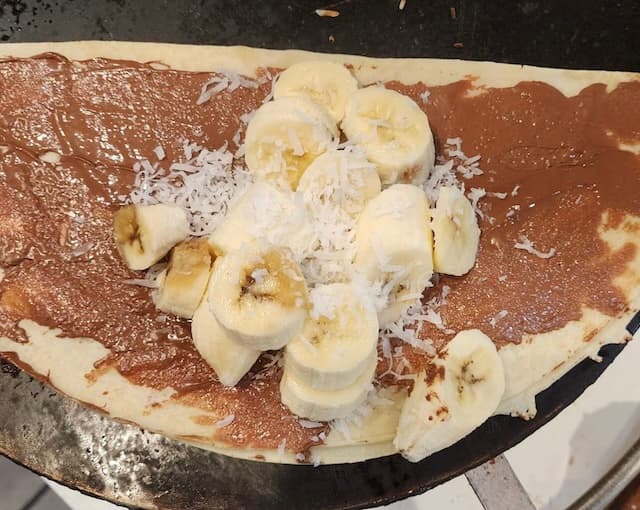 Coconut Banana Nutella